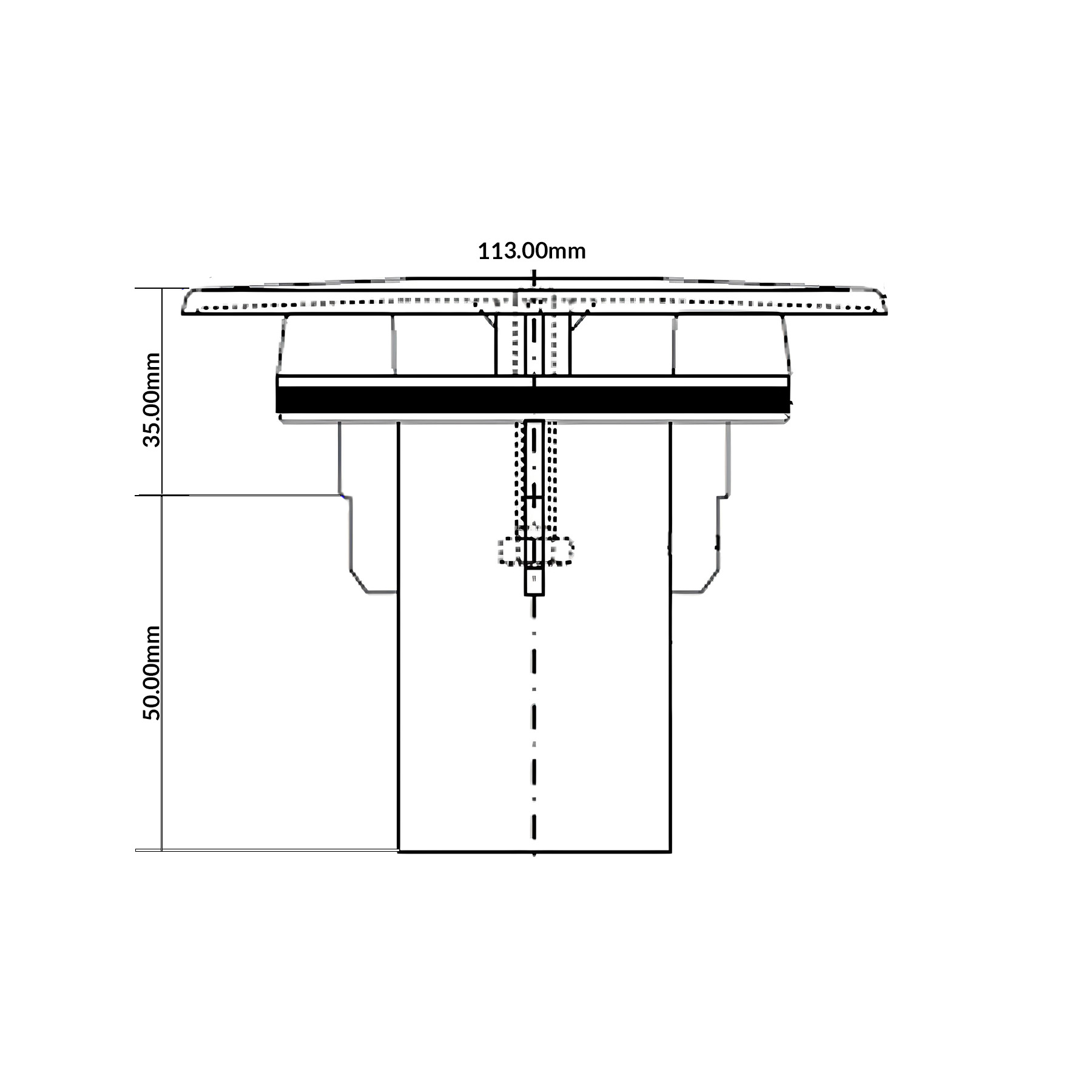 Pokrywa Syfonu Hc Cpntop Tube Mcalpine Polska