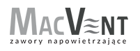 LOGO MacVent - zawory napowietrzające- małe LOGO MacVent - zawory napowietrzające- małe
