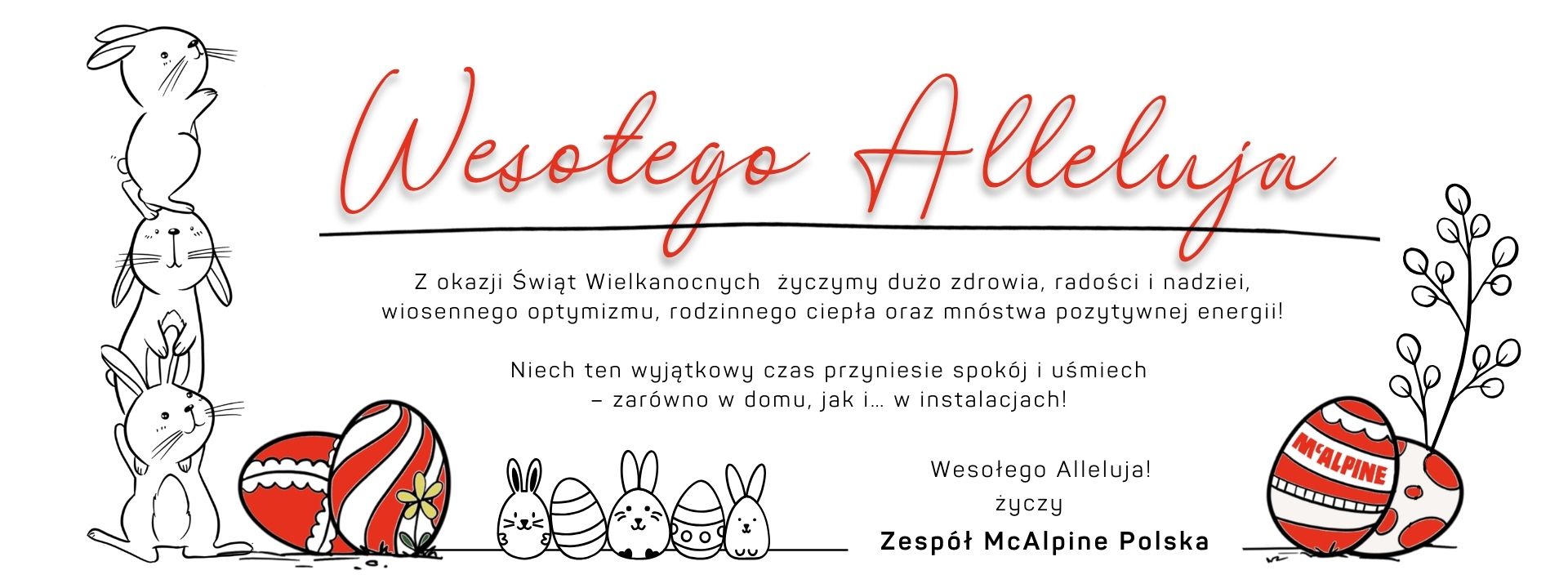 Wesołych Świąt Wielkanocnych od McAlpine